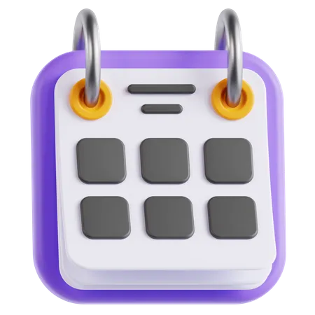 Calendar  3D Icon