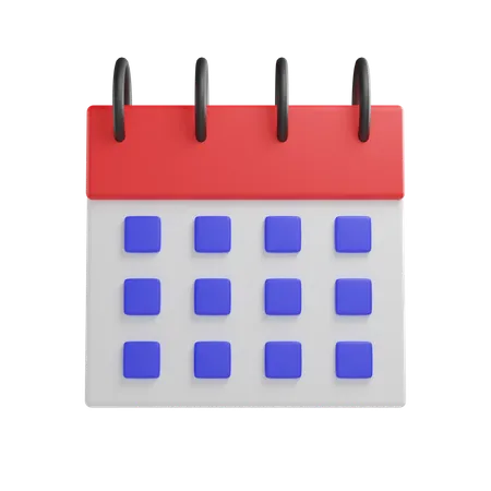 Calendar  3D Icon