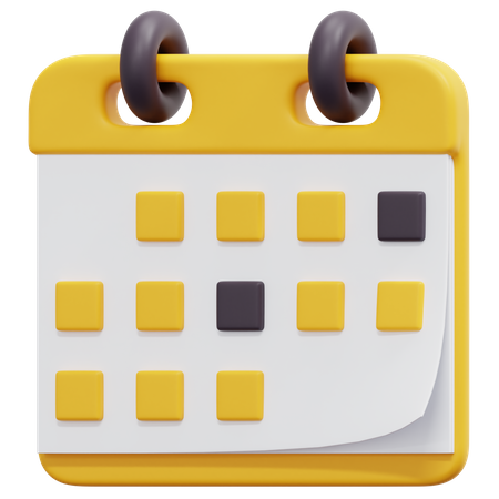 Calendar  3D Icon