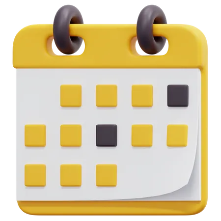 Calendar  3D Icon