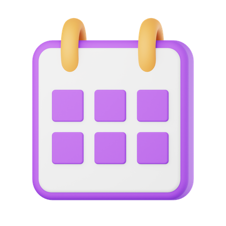 Calendar  3D Icon