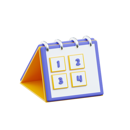 Calendar  3D Icon