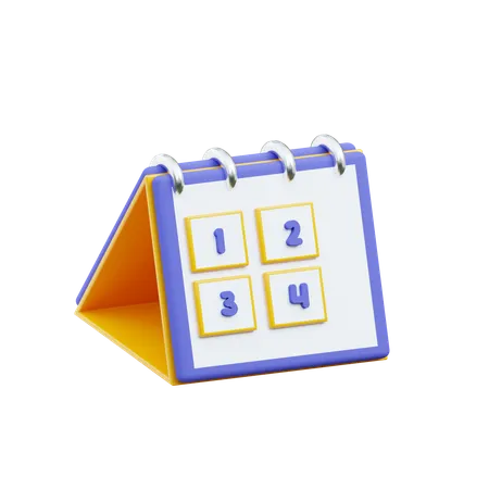 Calendar  3D Icon