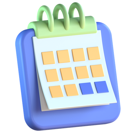 Calendar  3D Icon