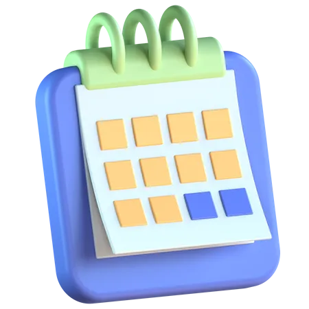 Calendar  3D Icon