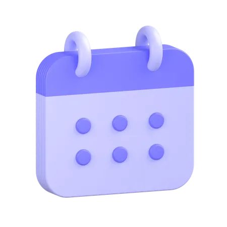 Calendar  3D Icon