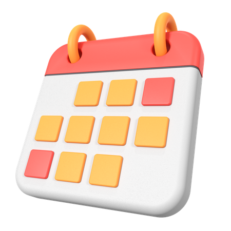 Calendar  3D Icon