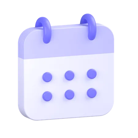 Calendar  3D Icon