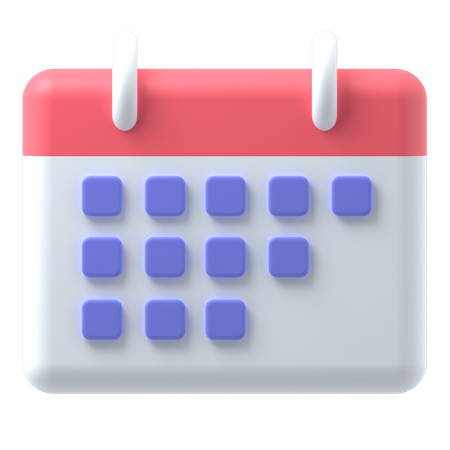 Calendar  3D Illustration