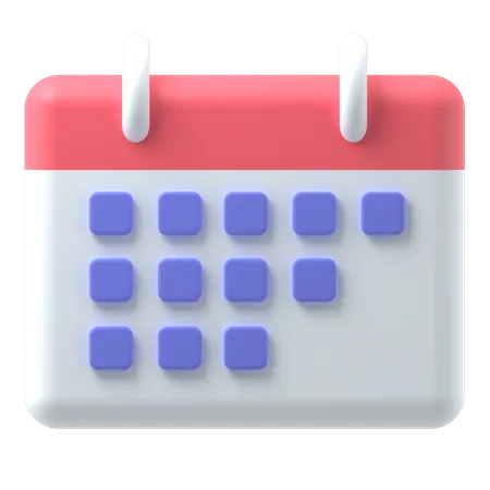 Calendar  3D Illustration