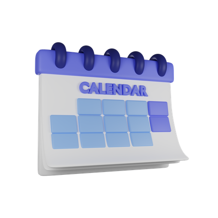 Calendar  3D Illustration