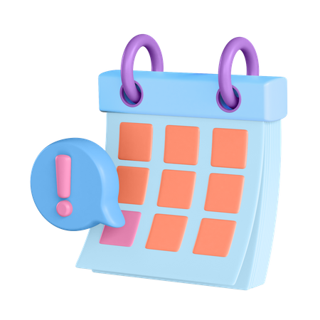 Calendar  3D Illustration