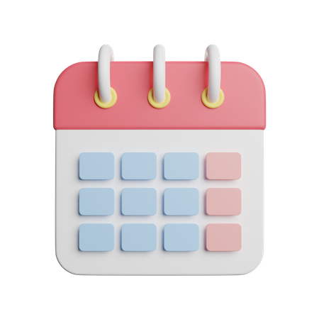 Calendar  3D Illustration