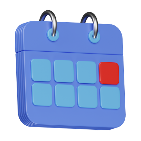 Calendário  3D Icon