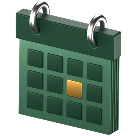 Calender  3D Icon