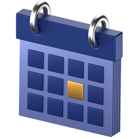 Calender  3D Icon