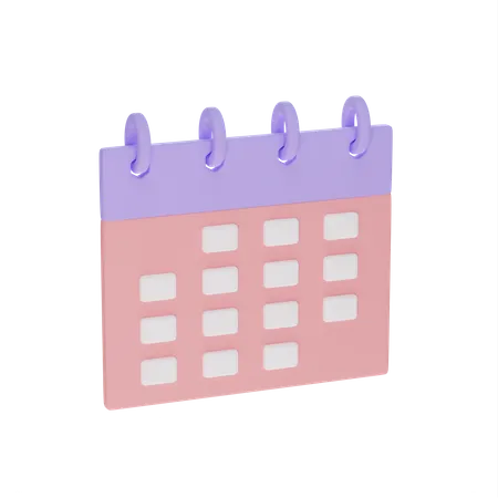 Calender  3D Icon