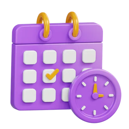 Calender Appointment  3D Icon