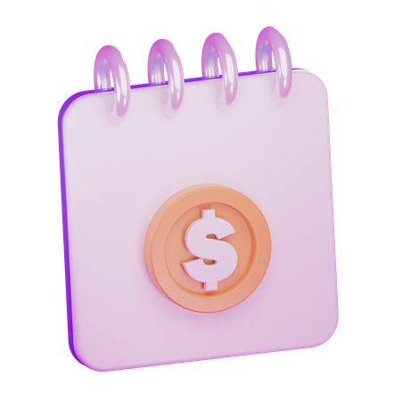 Calender Finance  3D Icon