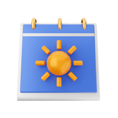 Calendrier solaire  3D Icon