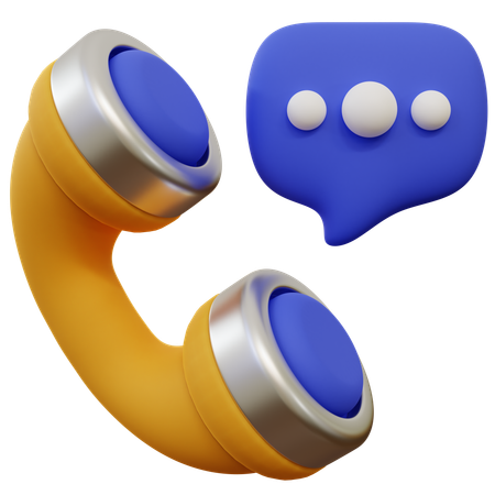 Call  3D Icon