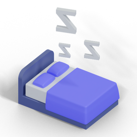 Cama  3D Illustration