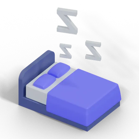 Cama  3D Illustration