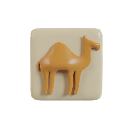 Camel  3D Illustration