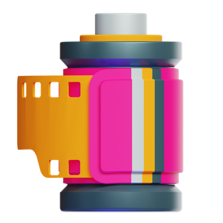 CAMERA COLOR FILM  3D Icon