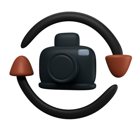 Camera Reset  3D Icon