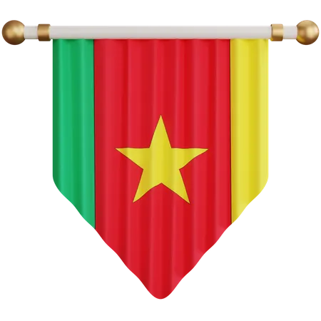 Cameroon Flag  3D Icon