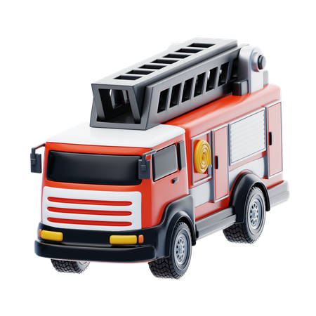 Caminhão de bombeiros  3D Icon