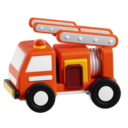 Caminhão de bombeiros  3D Icon