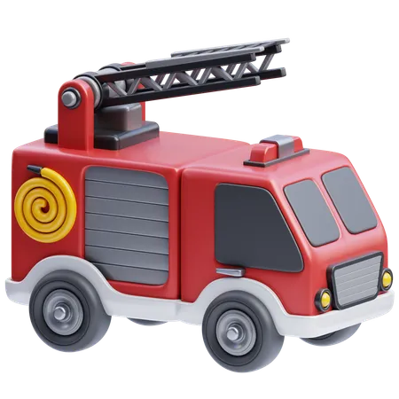 Caminhão de bombeiros  3D Icon