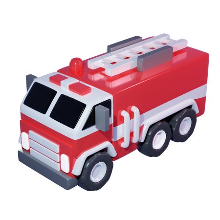 Caminhão de bombeiros  3D Icon