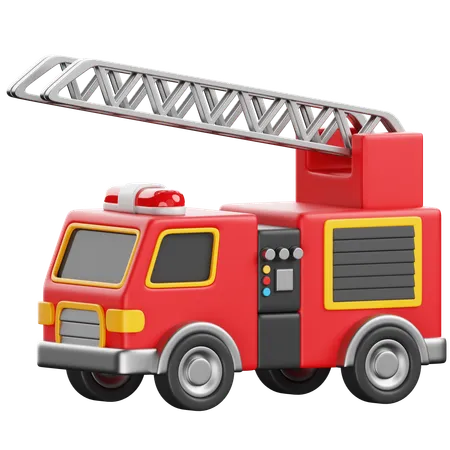 Caminhão de bombeiros  3D Icon