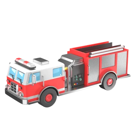 Caminhão de bombeiros  3D Icon