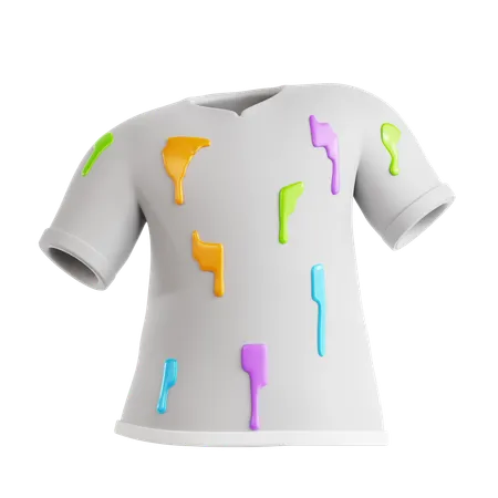 Camiseta colorida  3D Icon