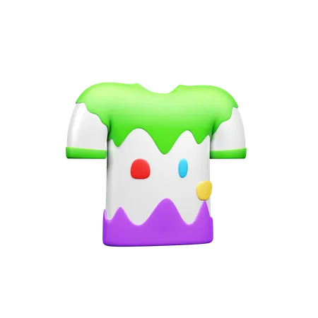 Camiseta colorida  3D Icon