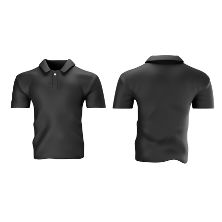 Camiseta polo  3D Illustration