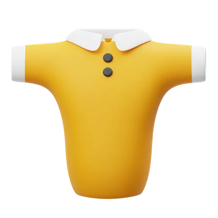 Camiseta polo  3D Illustration