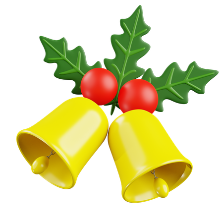 Campanas de navidad  3D Icon