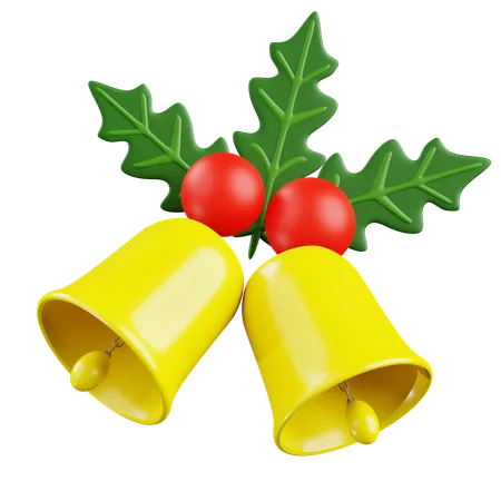 Campanas de navidad  3D Icon