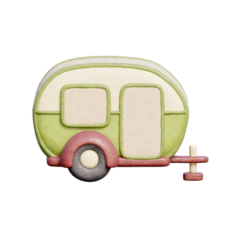 Camper Van  3D Icon