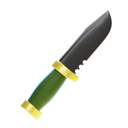 Camping Knife  3D Icon