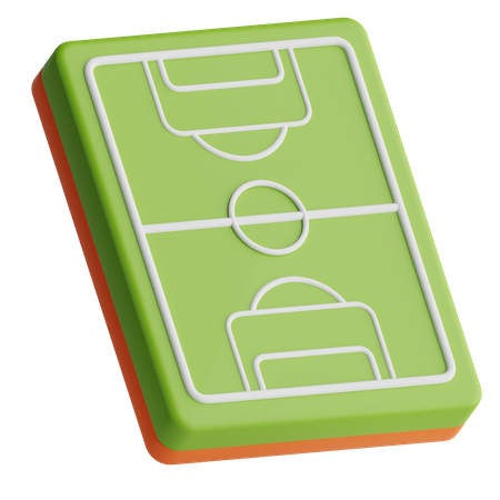 Campo de futebol  3D Icon