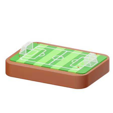 Campo de futebol  3D Icon