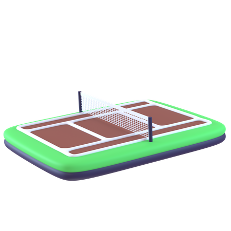 Campo de tênis  3D Icon