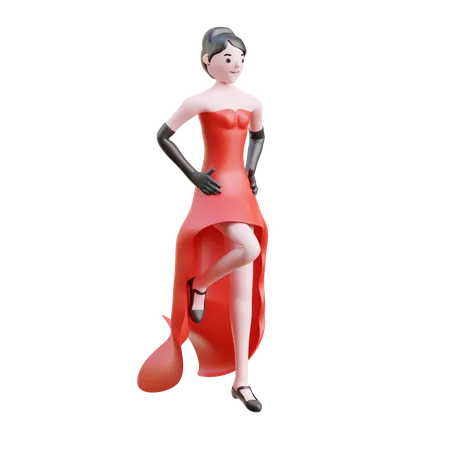 Cancan Skirt  3D Icon