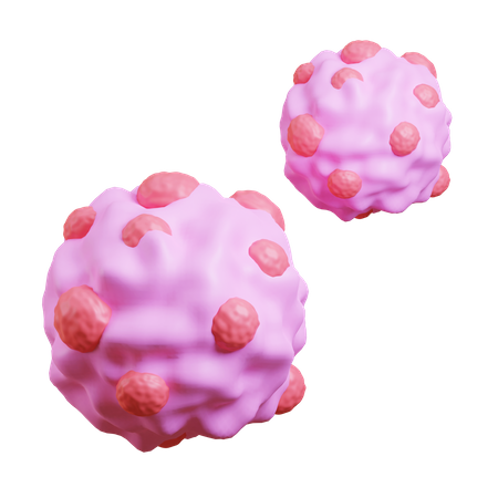 Cancer cells  3D Icon